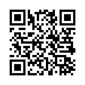 QR code with three corner positioning markers and encoded data pattern in black and white squares